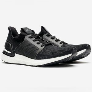 Adidas Ultraboost 19 Black White G54014 Mens Size 10 1/2 Rare Comfort